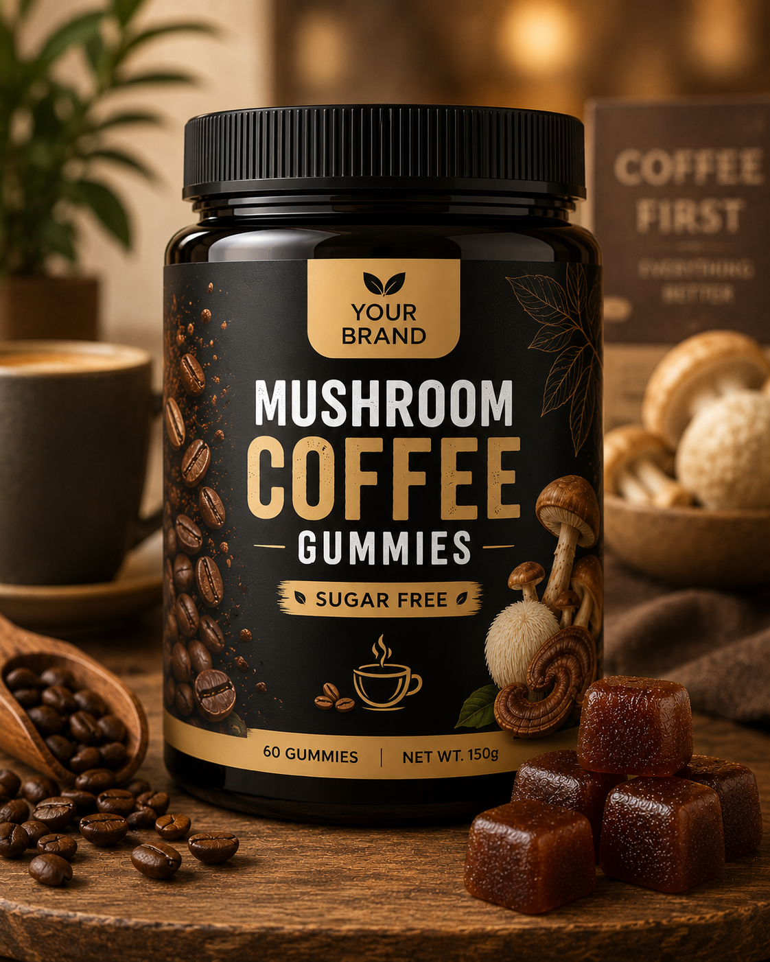 MUSHROOM COFFEE GUMMIES